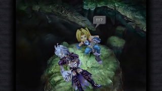 Zidane returns to look for Kuja while the others escape